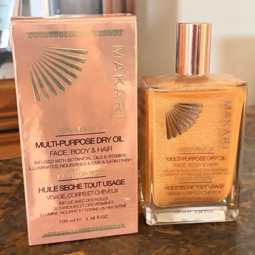 Gold Multi-Purpose Dry Oil for Face, Body & Hair - Gold